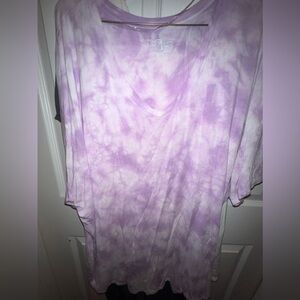 Purple tye dye